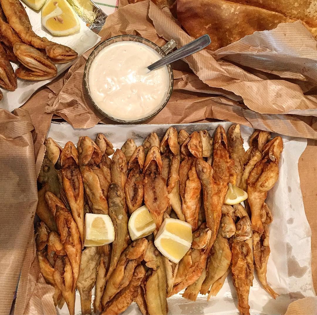 TGIFFF! Thank god it's Fried Fish Friday 🐟 w tarator, aham chi!... (Beirut, Lebanon)