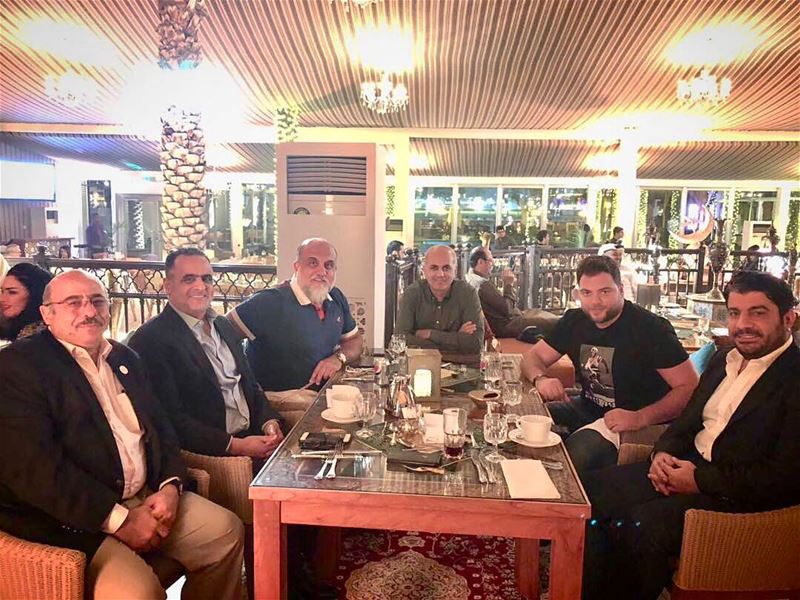 Thanks Amer for the nice gathering.  friends dubai lebanon suhour ramadan... (Palace Downtown)