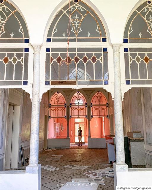 The abandoned pink house, built in 1882 • Beirut 🇱🇧........ (Beirut, Lebanon)