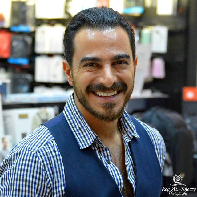 The Actor Radio/Tv host & singer Chady Richa (@sirchadyricha )... (Virgin Megastore Lebanon)