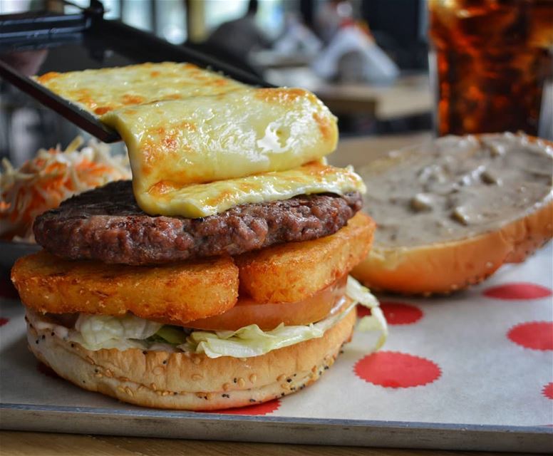 The All New Thrilling Raclette Burger Comeasyouare  burger  lebanon ... (Crepaway)