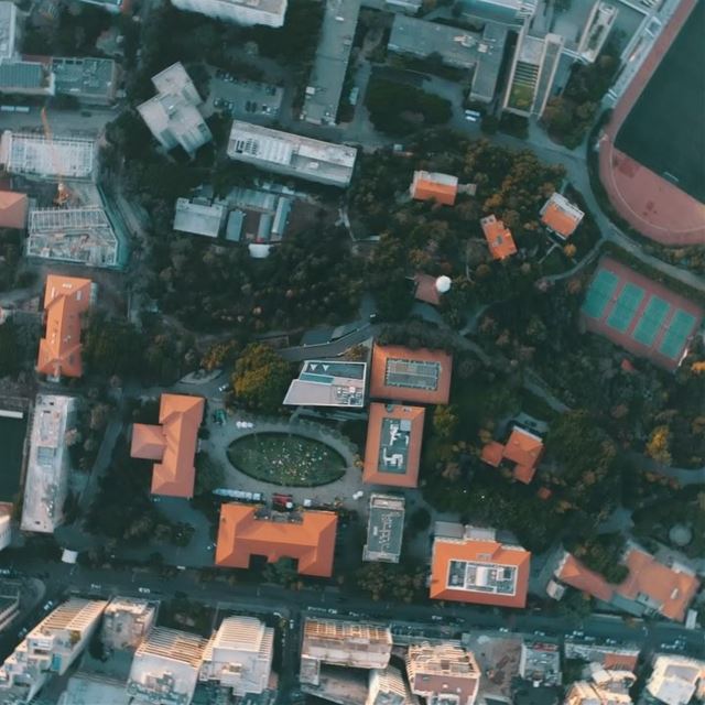 The American University of Beirut from above; a university that has been... (American University of Beirut (AUB))