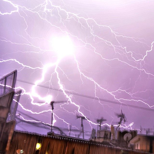 "The Angry storm"Another Severe T-storm over Beirut! !!LIVE!"The Angry...