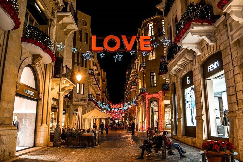 The beautiful nights of Downtown, Beirut!  livelovebeirut . Good evening... (Beirut, Lebanon)
