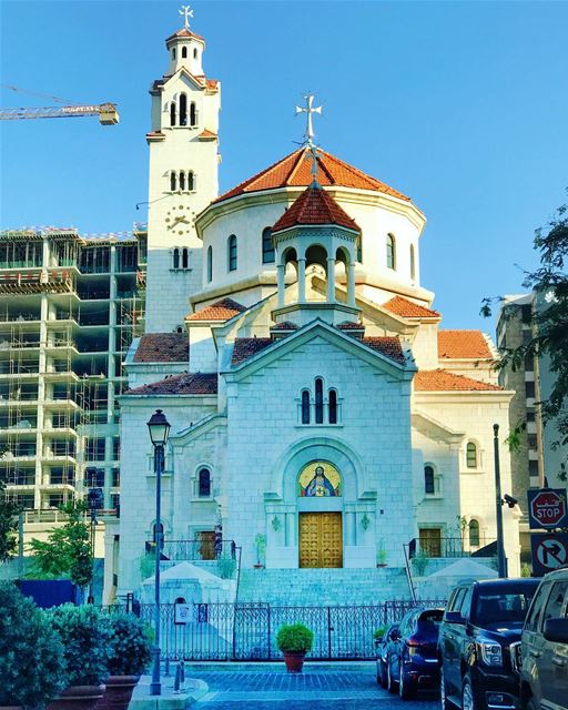 The beauty is that Beirut has the old architecture preserved and next to... (Downtown Beirut)