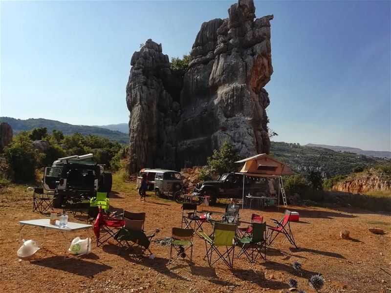 The best memories are made camping 🏕..... nature  outdoors ... (Skylodge Lebanon)