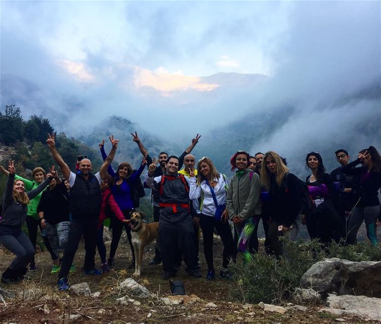 The best view comes after a challenging climb 🌾🍂  yogi  adventure  life ... (Baskinta, Lebanon)