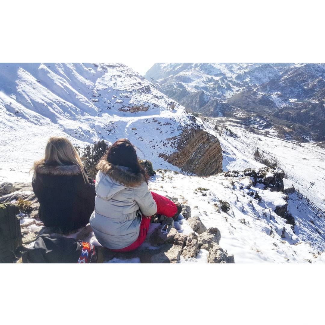“The best view comes after the hardest climb...”..... winter  snow ... (El Laklouk, Mont-Liban, Lebanon)