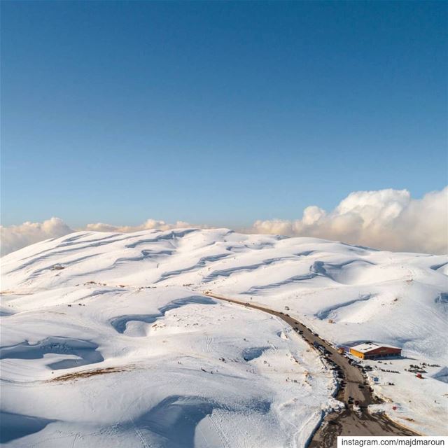 The Big White❄🌊••• lebanon  nature  snow  snowmountain ... (Faraya, Mont-Liban, Lebanon)