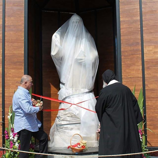 The Bleasing of Saint Charbel Statue - Melbourne, Australia____...