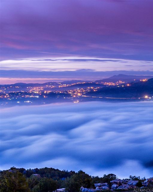 The blue hour | Sometimes you just need a break in a beautiful place.... (Majdal Tarshish, Mont-Liban, Lebanon)