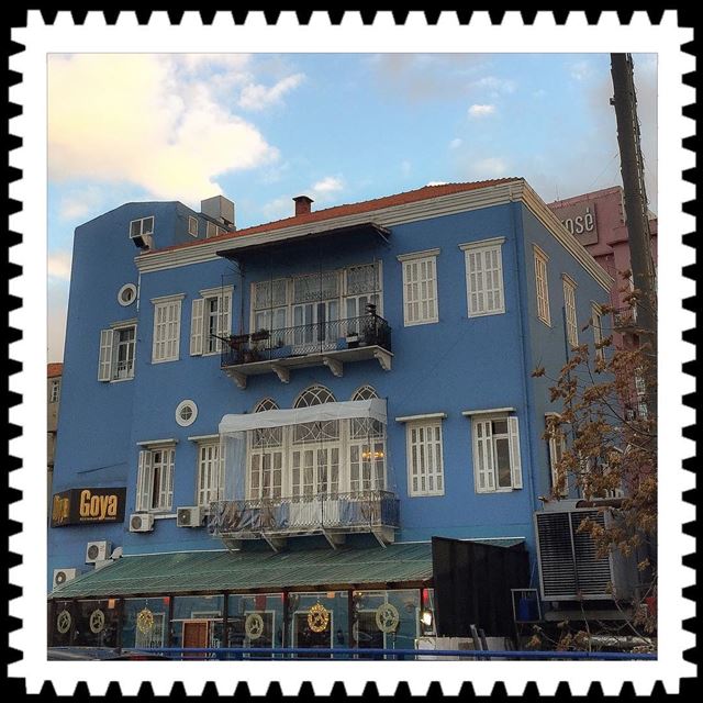 The blue house  architecture  traditionalhouse  ig_beirut  ig_mood ...