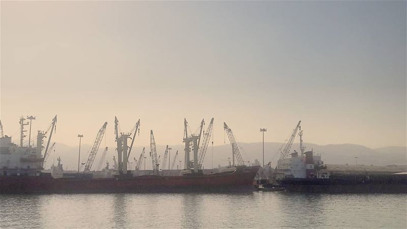 The busy port of our capital  portofbeirut   summerday  harbor  port ... (Port of Beirut)