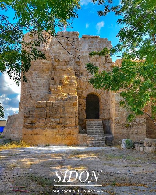 The Castle of Saint Louis, also known as Qalaat al Muizz or the Land... (Sidon, Lebanon)