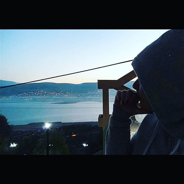 💫 The charm of golden sunrise and sunset does not depend on you, it... (Lake Qaraoun)