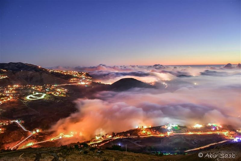 The Charming Hill of Faraya Offering the View of Floating Villages in the... (Faraya, Mont-Liban, Lebanon)