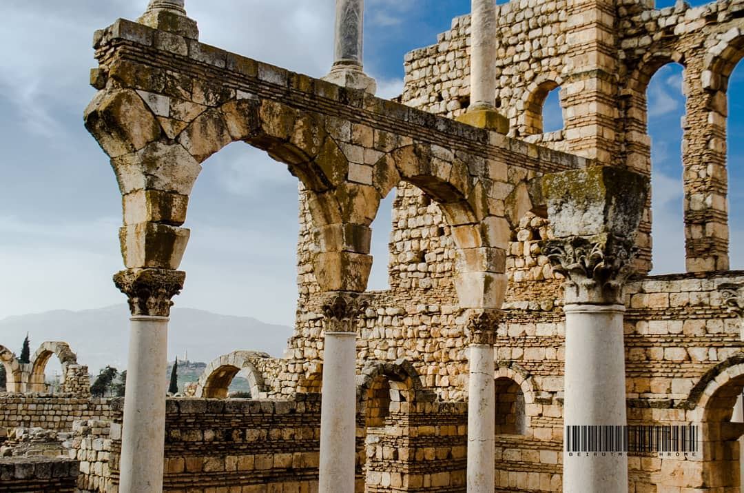 The city of Anjar was founded by Caliph Walid I at the beginning of the... (`Anjar, Béqaa, Lebanon)