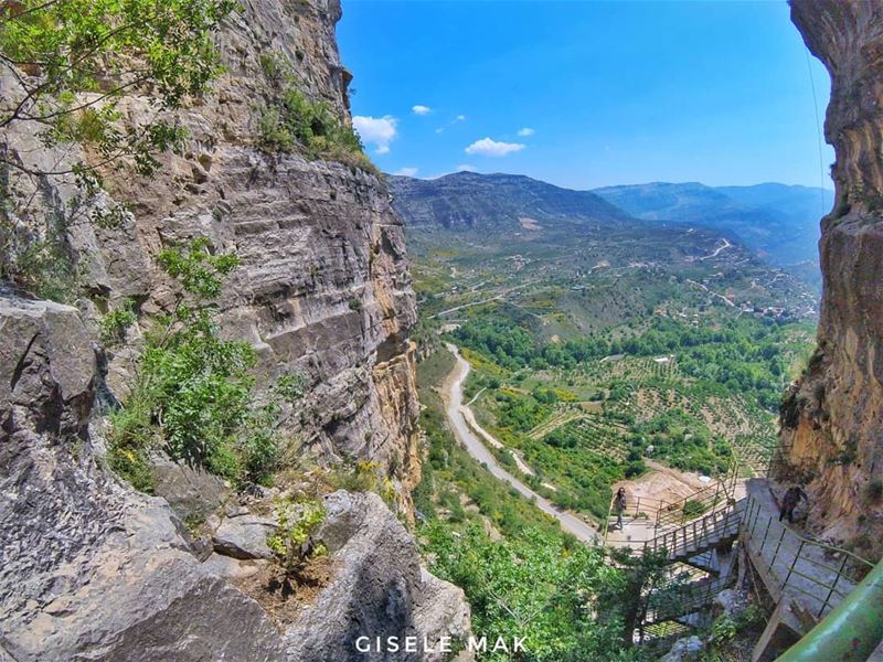 The climb is tough but the view from the top is worth it. climb  hike ... (Lebanon)