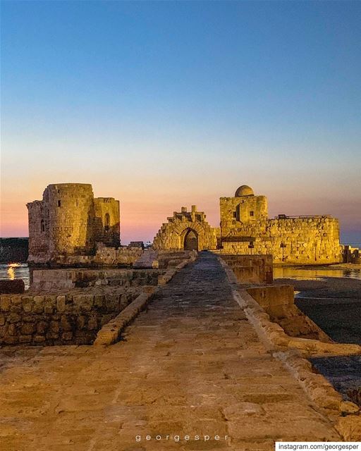 The Crusader Sea Castle built in the Thirteenth Century • Saida Lebanon 🇱� (Sidon, Lebanon)