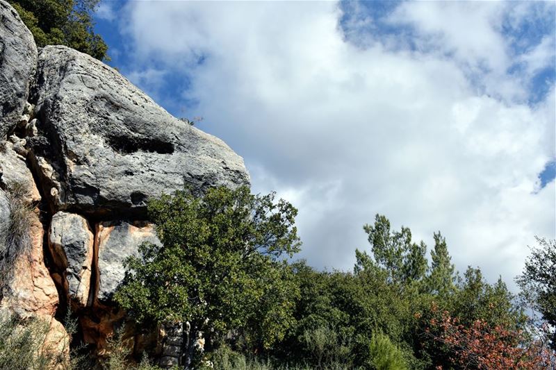 The Dragon Takes a Slumber love  beautiful  nature  rock  formation  sky... (Hardîne, Liban-Nord, Lebanon)