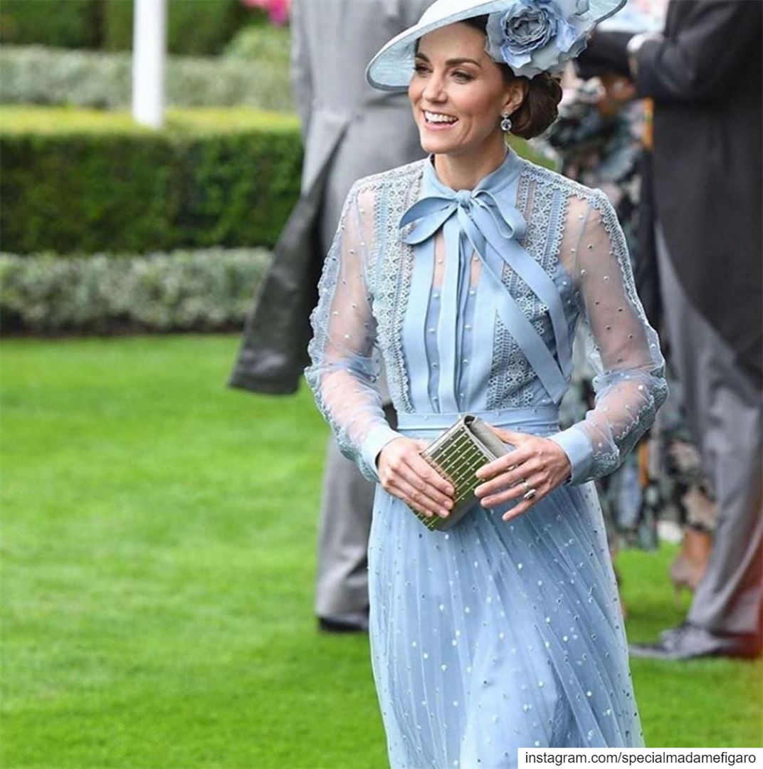 The Duchess of Cambridge wearing @eliesaabworld 🦋  katemiddleton ...
