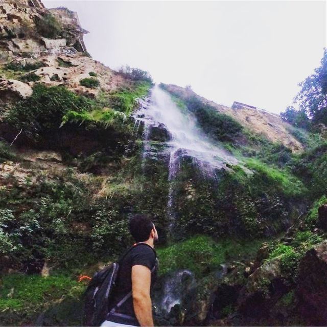 The earth has music for those who listen🏞  goprohero6  waterfall  jezzine... (Jezzine Waterfall)