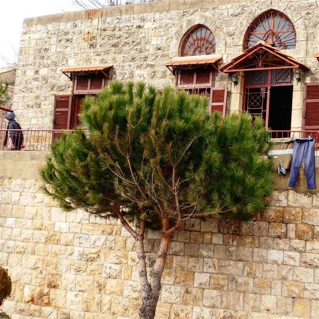 The elderly gentleman can be seen frequently pacing his balcony lost in... (Dayr Al Qamar, Mont-Liban, Lebanon)