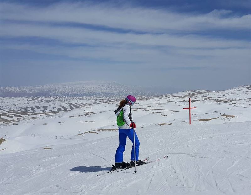 The endless white desert lebanon  naturelovers  mountains  ski ...