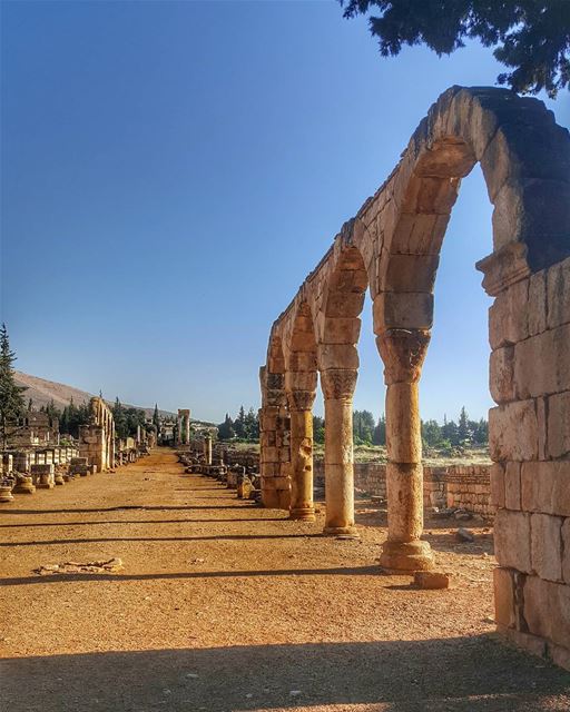 The entrance of Anjar castle .it was built in the 8th century by the... (Anjar_Anjar Castle)