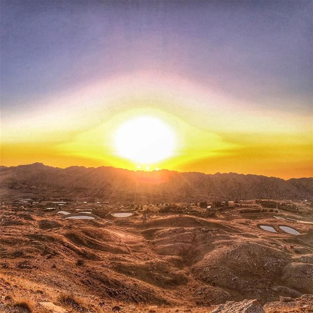 The eye of the sun ...  LiveLoveLaklouk  Sun  Mountains  Sky  High ... (Jabal el Laqloûq)