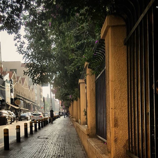 The famous multi-generational "Bliss Street" ..Located in Beirut's heart � (Bliss Street)