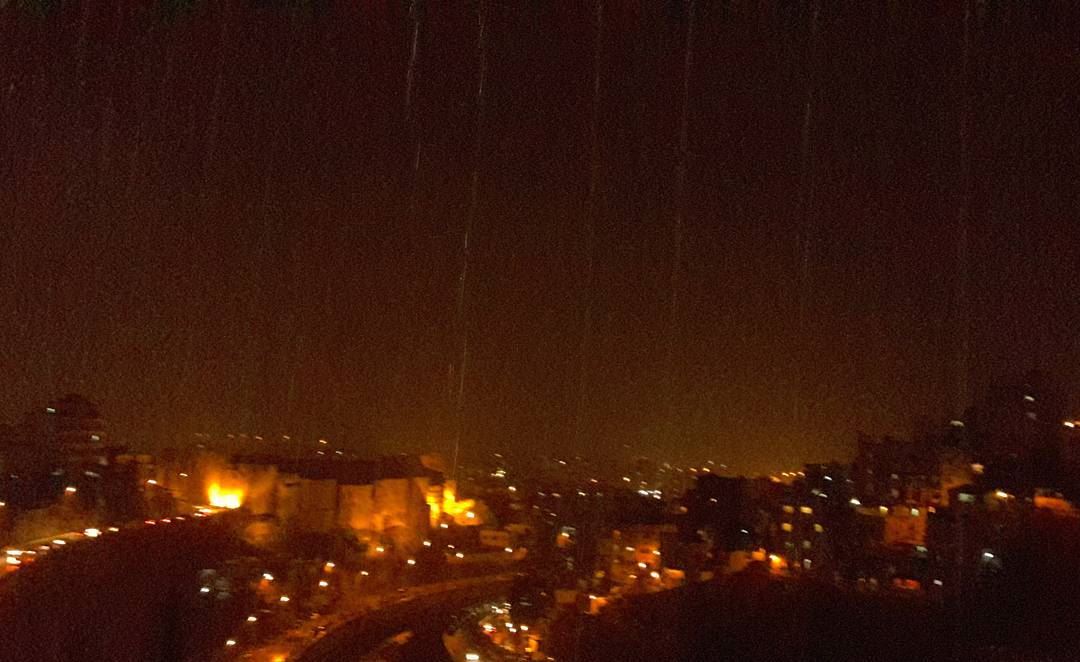 The first rain for this season....Amazing feeling, beautiful smell!... (Tripoli, Lebanon)