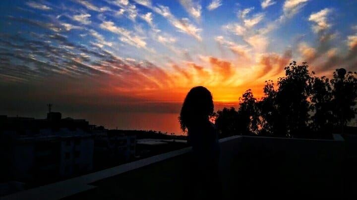 "The first stab of love is like a sunset, a blaze of color." -Anna... (Damour, Lebanon)