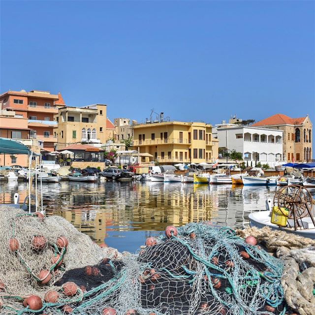 The fishing harbor 🎣🛶🎨•••••••••••••••••••••••••••• fishing  harbor ... (Tyre, Lebanon)