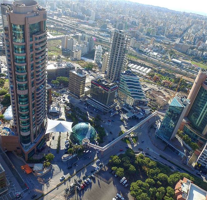 The glass ball ... lebanon  hilton  ig_lebanon  super_lebanon ... (Hilton Beirut Habtoor Grand)