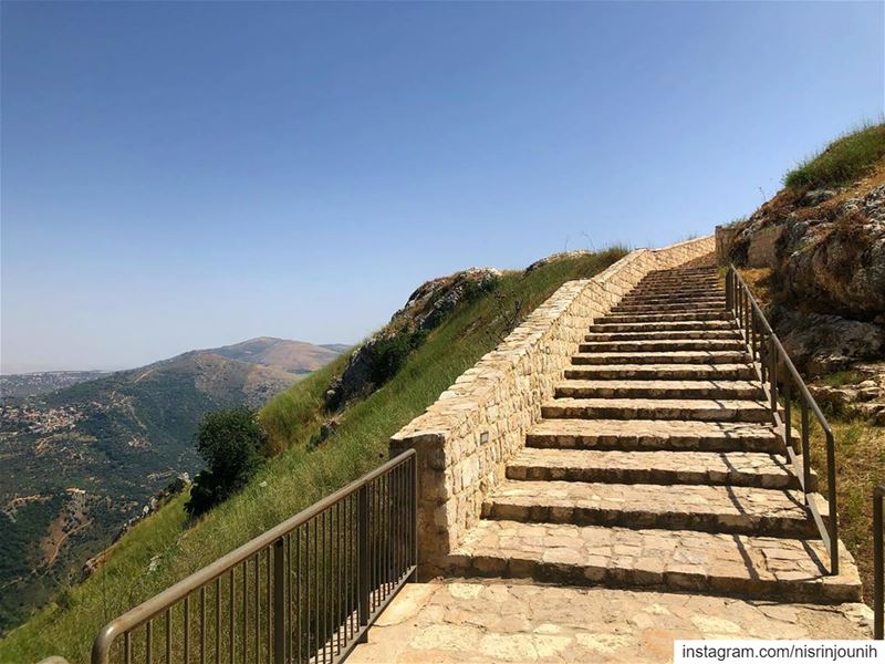 The Great Wall of Determination  jnoub_lebnen  قلعة_الشقيف  lebanon ... (Beaufort Castle, Lebanon)