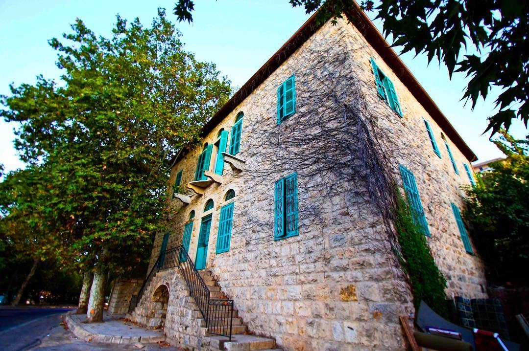 The Green House 🌳. saraheidphotography  lebanon  livelovelebanon ... (Sawfar, Mont-Liban, Lebanon)