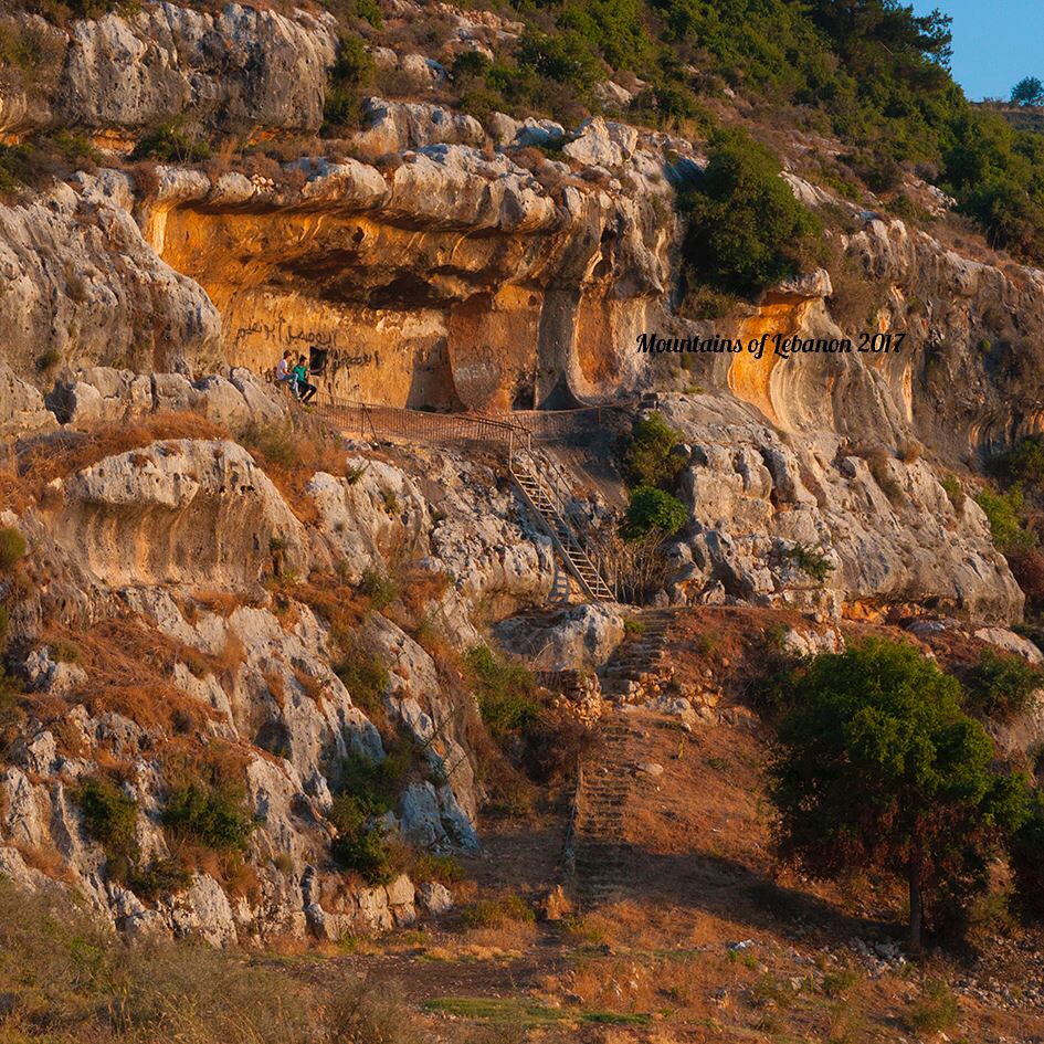 The Grotto known as Saint Marina's Grotto, where the expelled monk Marinos... (El Qalamoûn, Liban-Nord, Lebanon)