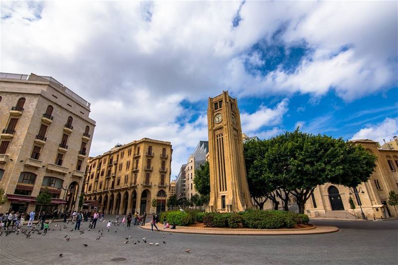 The heart of Beirut, the iconic clock tower 🕑 (Downtown Beirut)