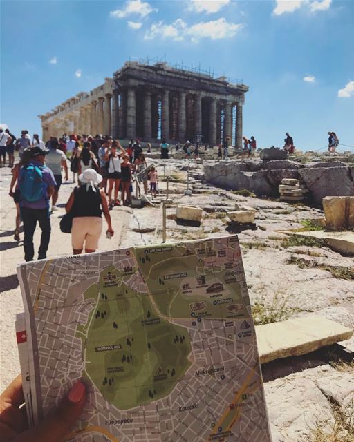 The land of gods  history 🏛.... temple  god  athens  greece ... (Parthenon, Acropolis, Athen, Greece.)