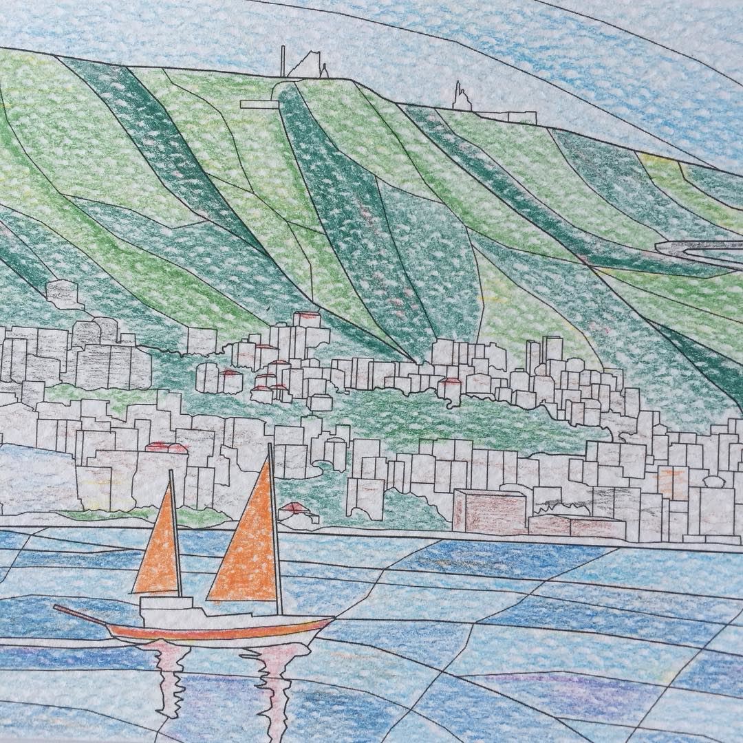The latest fun item for this year...color your own views of Lebanon!!!we... (Joünié)