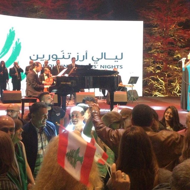 The lebanese dabkeh !!! tannourine  lebanon  tannourinefestival ... (Tannourine Cedars Nights ليالي أرز تنورين)