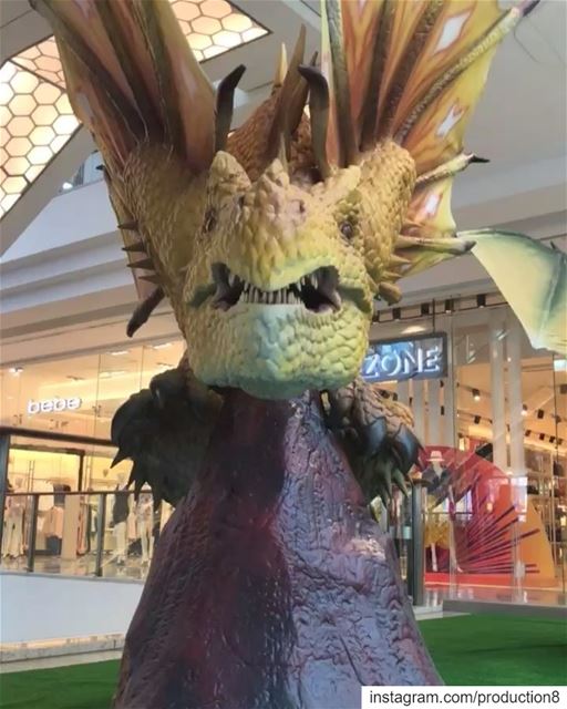 The Legends of Dragons robotic exhibition now @citycentrebeirut from April... (City Centre Beirut)
