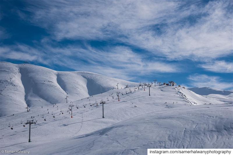 The Lift of happiness!...from the  summit of  faraya  lebanon  kfardebian...