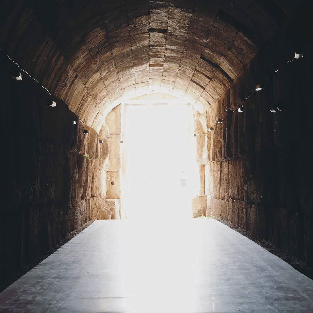 the light at the end of the tunnel"Baalbek, Lebanon 2015. tbt ... (Baalbek, Lebanon)
