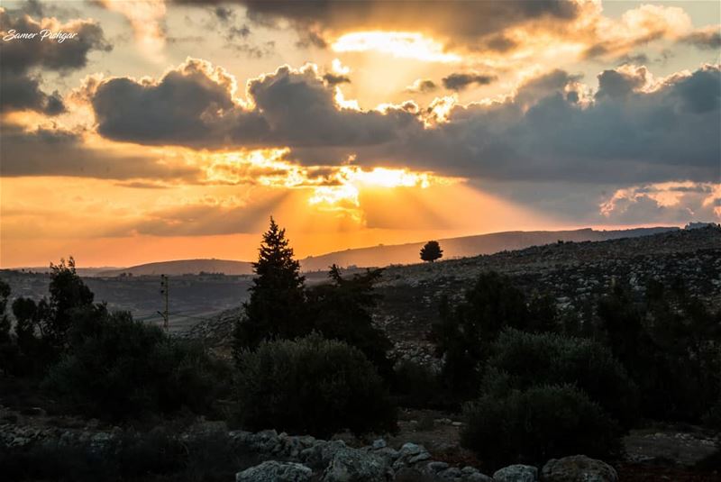 The light fades away, awaiting a brighter day.. on the Lebanese border... (South Governorate)