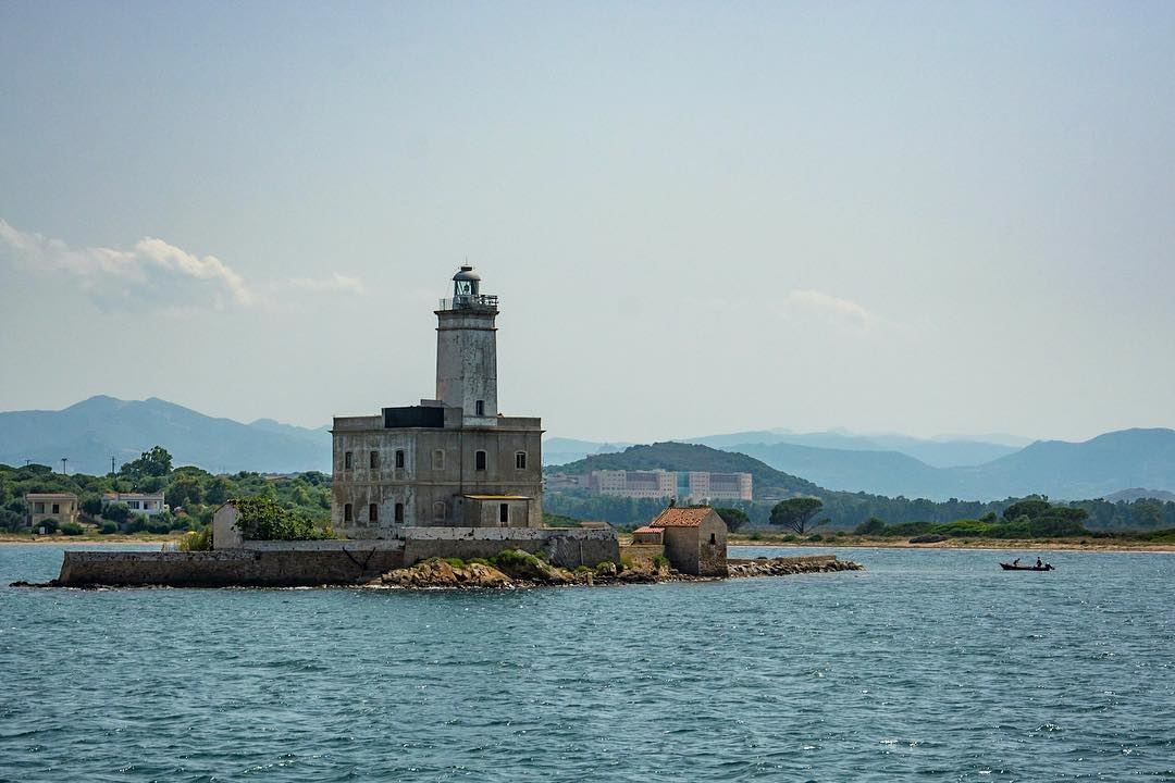 The lighthouse...a snap from  sardinia  coastline showing the old  ...
