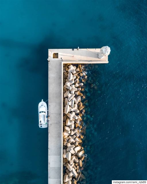 The Lighthouse 🌊... batroun  lebanon  dji  drones  quadcopter  aerial... (Batroûn)