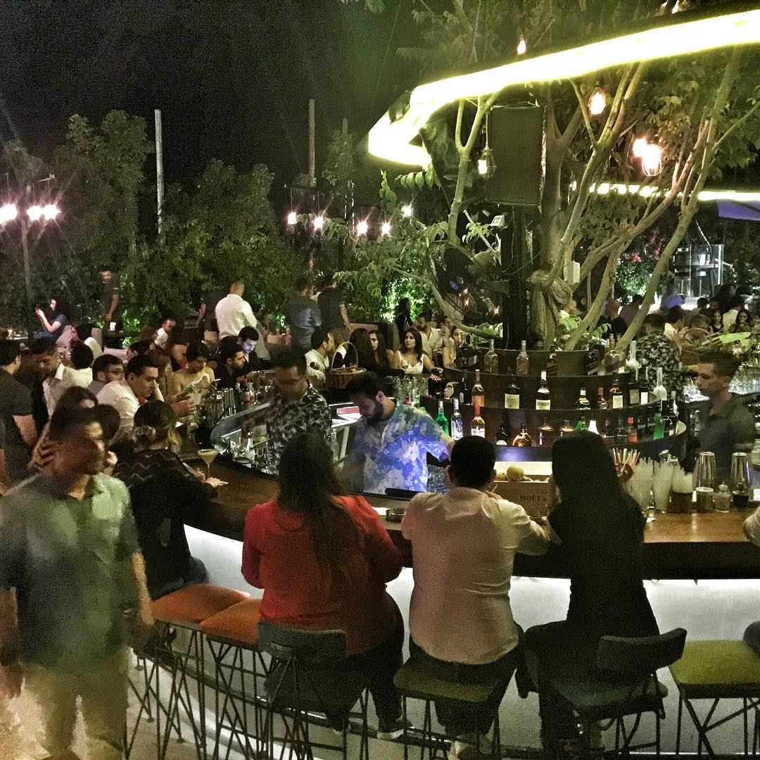 The  livelovefamily enjoying the pre-opening of ... (Seven Sisters Beirut)