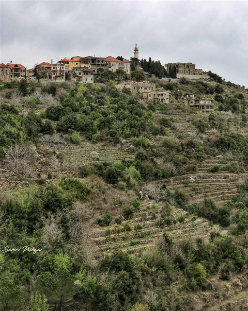 The lovely small town on a top of a hill...Kafr Falous - South Lebanon....